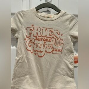 Tullabee Fries before guys 12-18 months tshirt